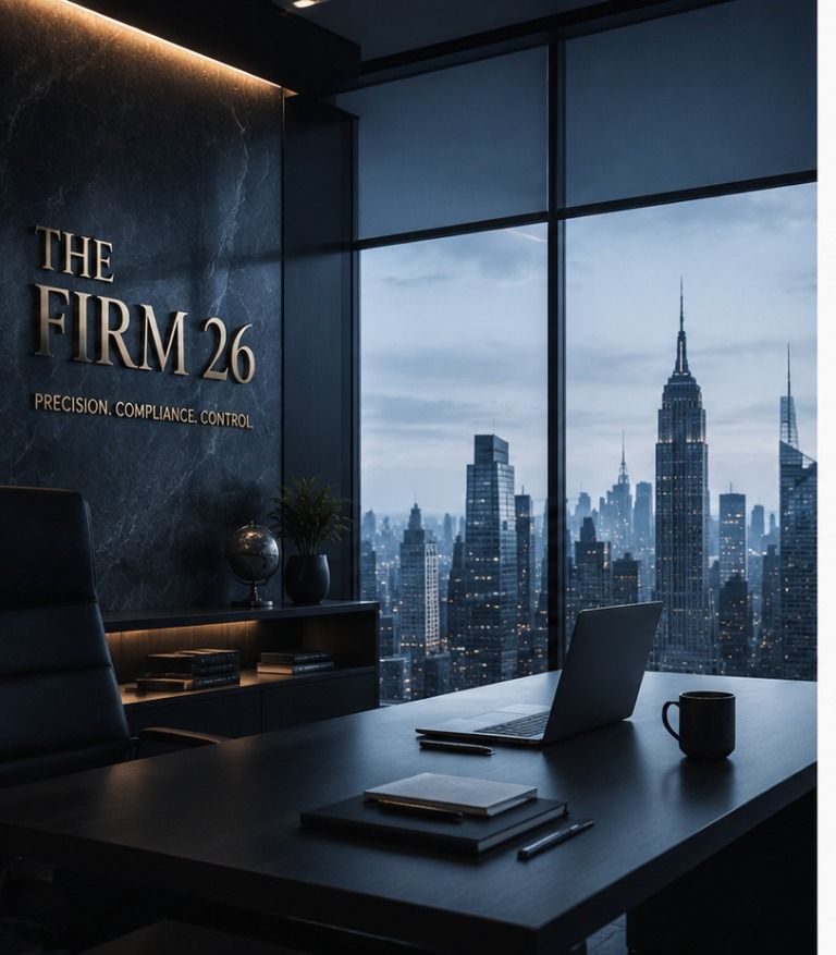 The Firm 26 — Office overlooking the city